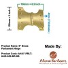 6" Brass Parliament Hinge 